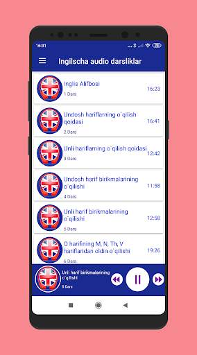 Inglizcha audio darsliklar screenshot 1