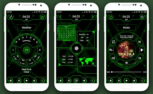 Hi-tech Unique Launcher screenshot 2