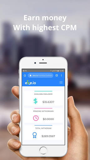 Exe.io - Shorten, Share & Earn Money screenshot 5
