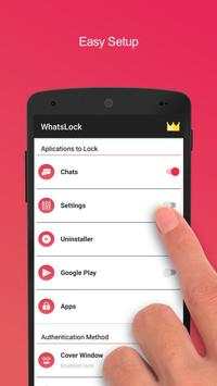Lock for apps (WhatsLock) 2 تصوير الشاشة
