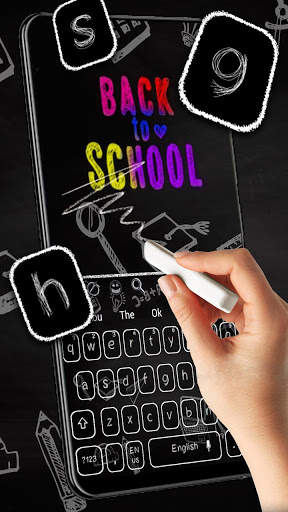 Blackboard School Keyboard screenshot 1