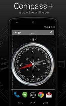 Compass + Wallpaper 3 تصوير الشاشة