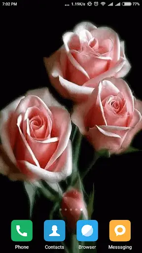 Flower Live Wallpaper скриншот 3