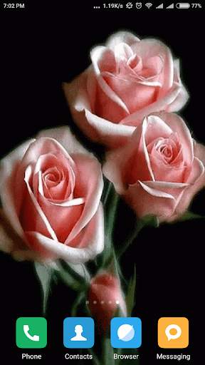 Flower Live Wallpaper screenshot 3