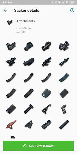 PUBGM Stickers screenshot 6