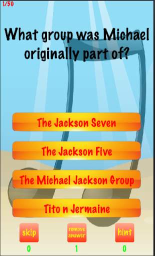 Michael Jackson Trivia screenshot 1