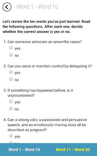 Verbal Advantage - Level 2 screenshot 4