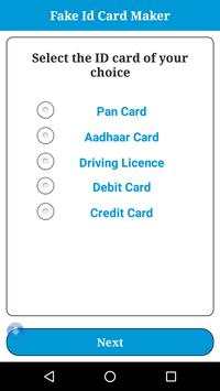 Fake ID Card Maker Prank screenshot 3
