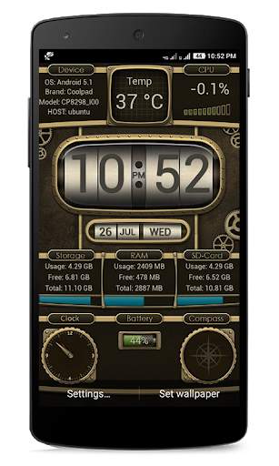 Device Info Live WallPaper screenshot 1