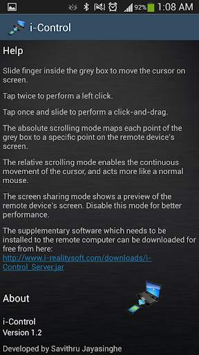 i-Control Lite screenshot 2