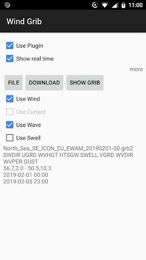 AFTrack Grib plugin screenshot 1