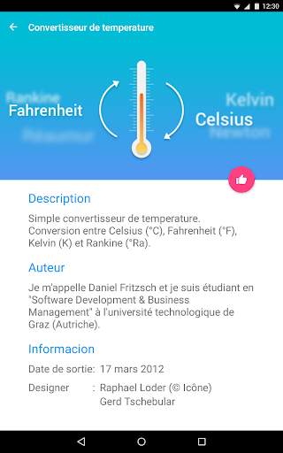 Convertisseur de temperature screenshot 6