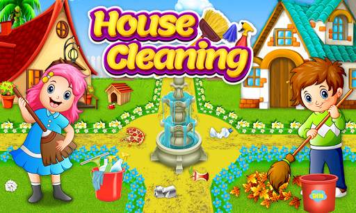Home Cleanup Game | Doll House Cleaning | Doll set screenshot 1