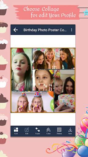 Birthday Photo Poster Collage screenshot 3