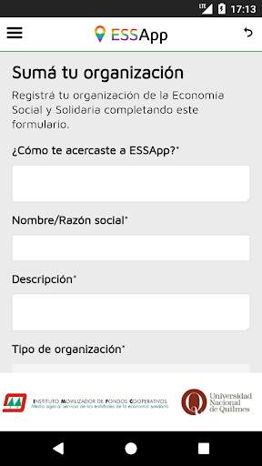 ESSApp - Mapa de la Economía Social y Solidaria screenshot 7