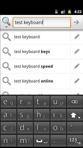 Slidy Press Keyboard स्क्रीनशॉट 1