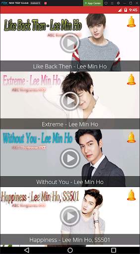 Lee Min Ho Hot Ringtones screenshot 3