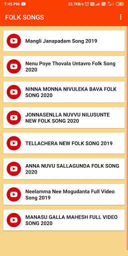 Telugu Folk TV App screenshot 4