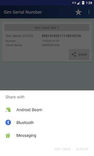 SIM Serial Number screenshot 3