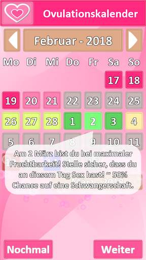 Ovulation App Deutsch screenshot 3