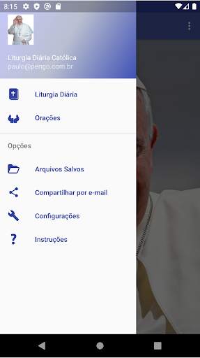 Navegador Liturgia Diária screenshot 2