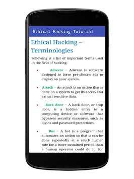 Ethical Hacking Tutorials    screenshot 3