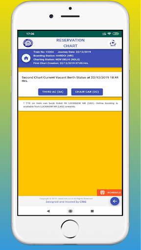 Rail Chart-IRCTC Vacant Seats screenshot 5