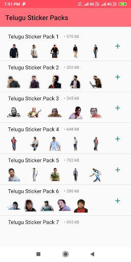 Telugu Sticker for Whatsapp - Telugu WAStickerApps screenshot 1