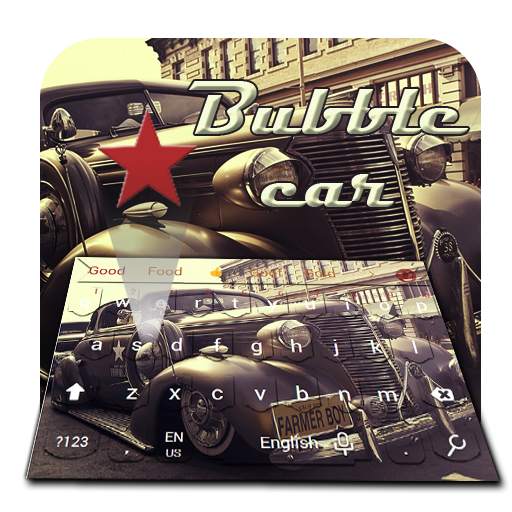 beat-up carr theme  vintage cars jalopy keyboard 10001001