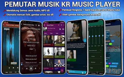 Pemutar Musik MP3 Player plus Lirik screenshot 1