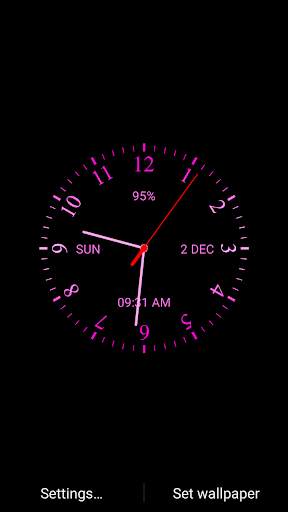 Analog Clock Live Wallpaper screenshot 1