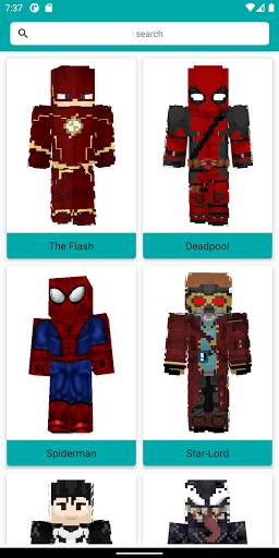 Superhero Skins for Minecraft screenshot 1