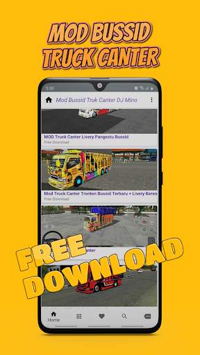Mod Bussid Truk Canter DJ Mino 2020 screenshot 5