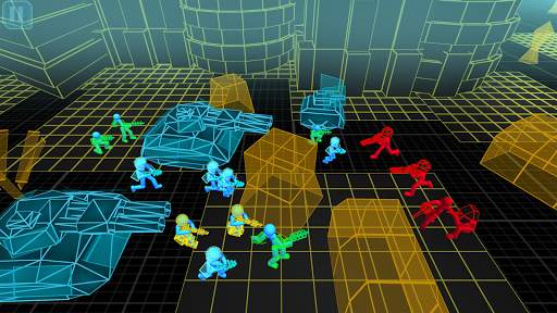 Stickman Simulator: Tank Neon screenshot 3