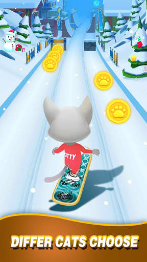 Talking Cat Dash 3D: Epic Pet Endless Run 2021 скриншот 1