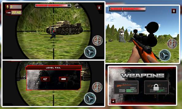 Commando Sniper War 3D screenshot 5