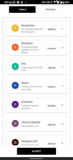 GFX Tool for New State [BETA] स्क्रीनशॉट 1