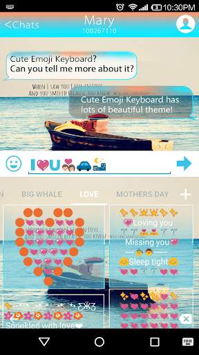 Quotes Emoji Keyboard Theme screenshot 4