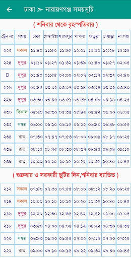 Dhaka Narayanganj Train Time screenshot 4