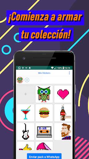 Stixel - Stickers en Pixel Art para WhatsApp screenshot 2