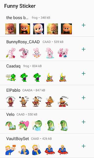 Funny Stickers स्क्रीनशॉट 1