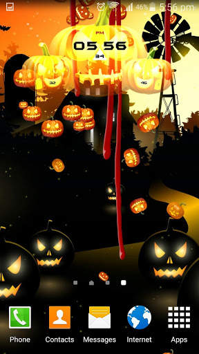 Halloween Clock Live Wallpaper screenshot 7