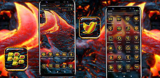 Melted Lava Theme Launcher screenshot 6