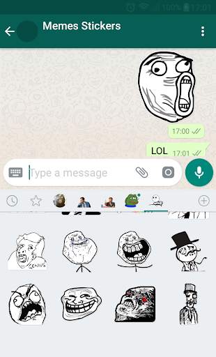 😂Meme Stickers for WAStickerApps screenshot 1