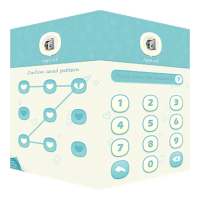 AppLock Theme Blue on 9Apps