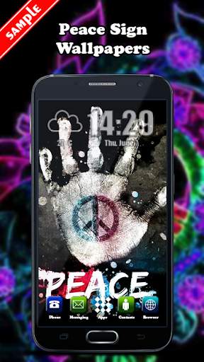 Peace Sign Wallpaper screenshot 3