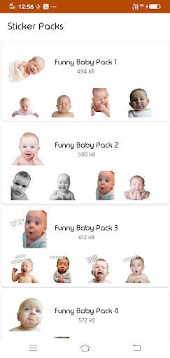 New WAStickerApps - Cute Baby Stickers screenshot 1