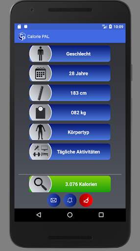 Calorie PAL screenshot 1