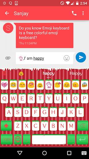 Christmas Love Eomji Keyboard screenshot 5