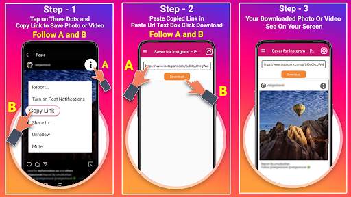 Saver for Instgram – Photo & video download screenshot 6